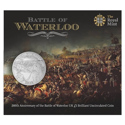 2015 BU £5 Coin Pack - 200th Anniversary - Battle of Waterloo
